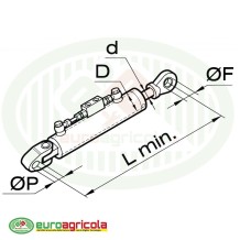 Terzo Punto Idraulico FIAT 760mm