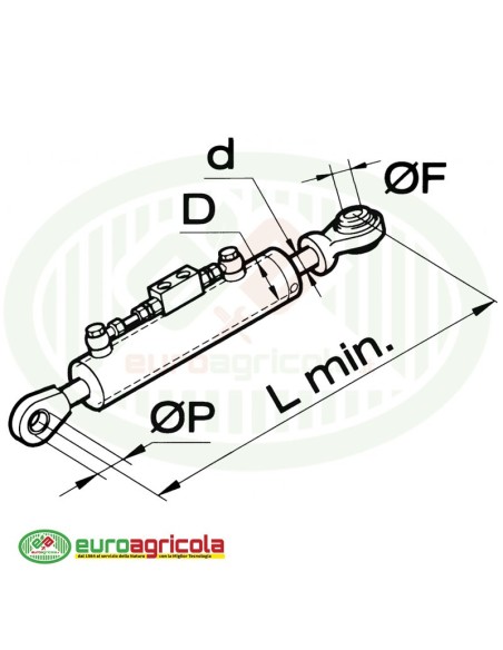 Terzo Punto Idraulico LANDINI  620mm