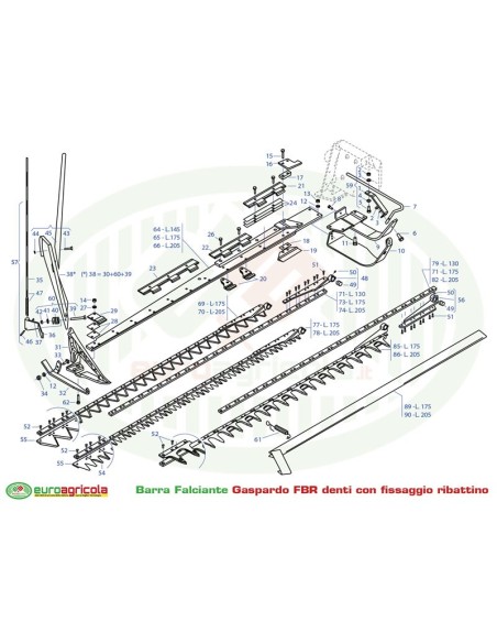 GASPARDO Barra Falciante FBR