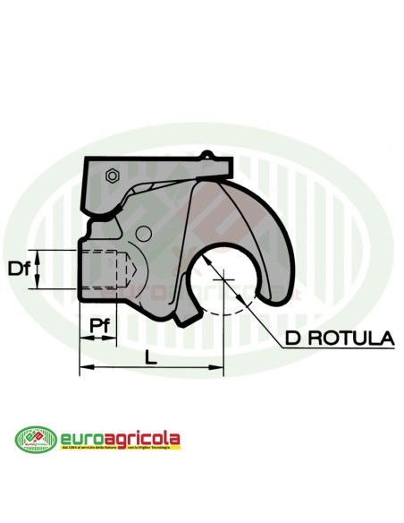 GANCIO SUPERIORE RAPID Filettato CATEGORIA 2