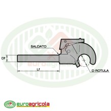 GANCIO SUPERIORE RAPID FILETTO 30x3mm