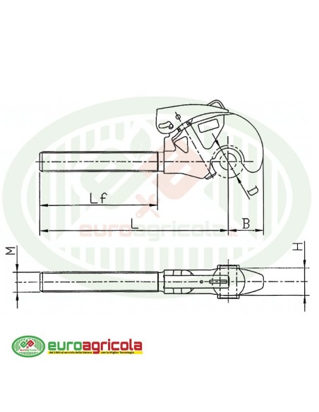 GANCIO SUPERIORE CBM FILETTO 30x3mm