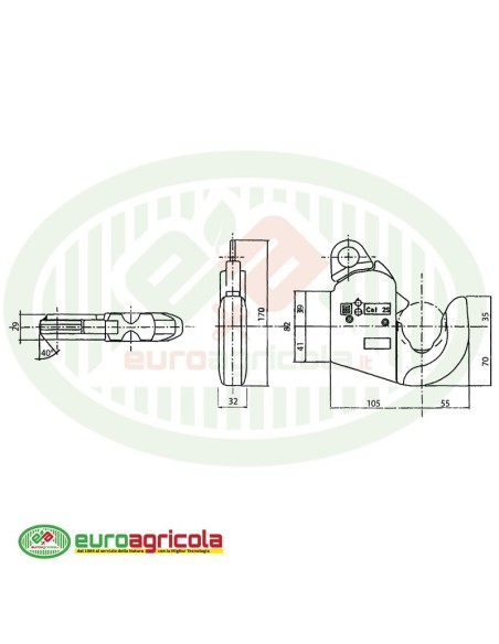 GANCIO AUTOMATICO inferiore CBM CAT. 2S