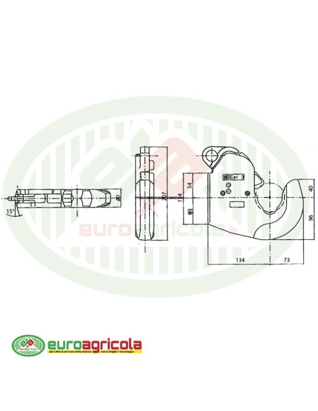 GANCIO AUTOMATICO inferiore CBM CAT. 3
