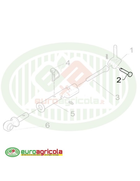 PERNO DI RICAMBIO Ø26mm 47134675