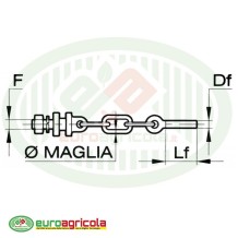 Mezza Catena SINISTRA Imbrigliamento 1 Maglia